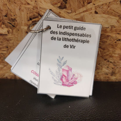 Le petit guide des indispensables de la lithothérapie de Vir